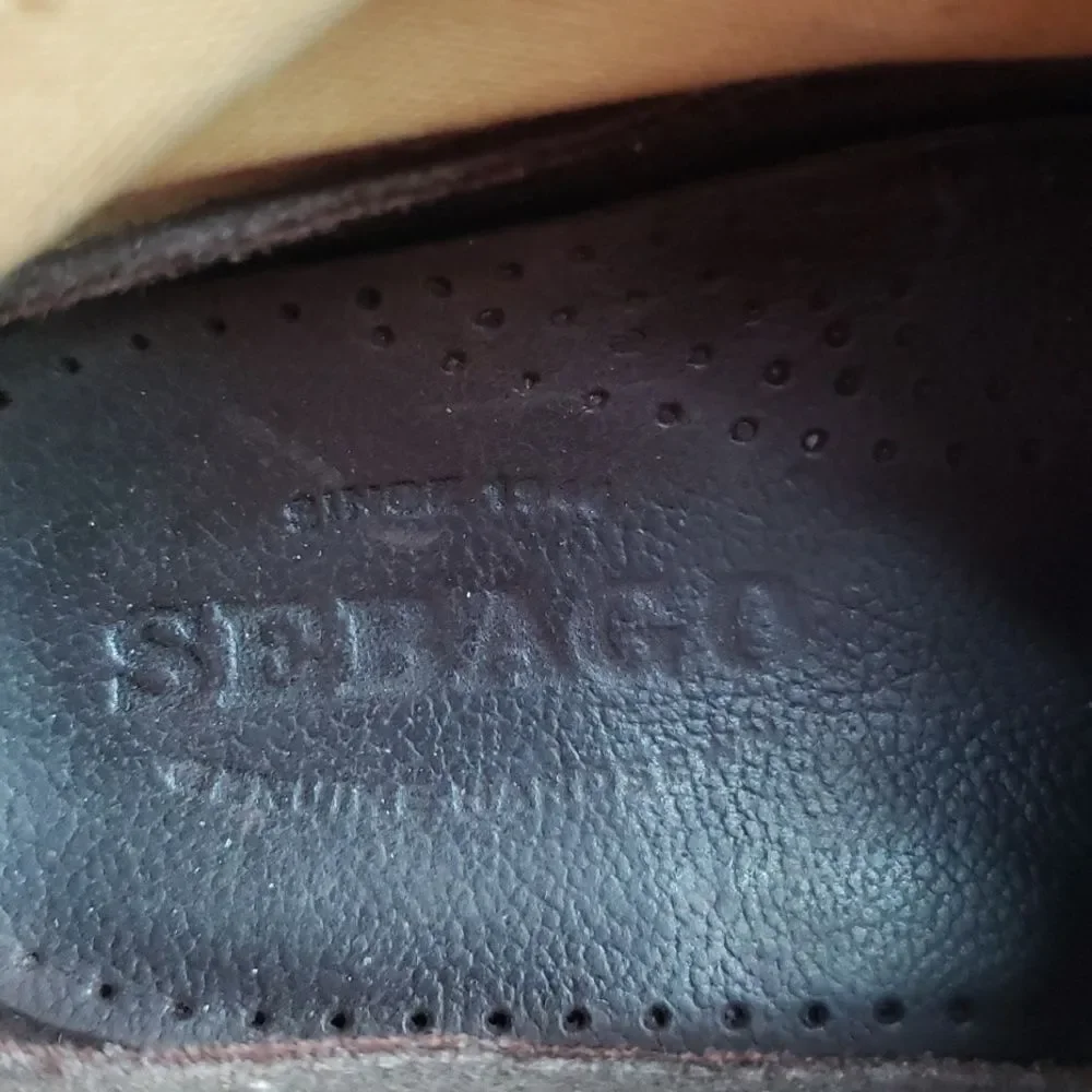 Filson Sebago Boots Tin Cloth Mens 7.5 Brown Tan Unisex Gorpcore Rugged Outdoor